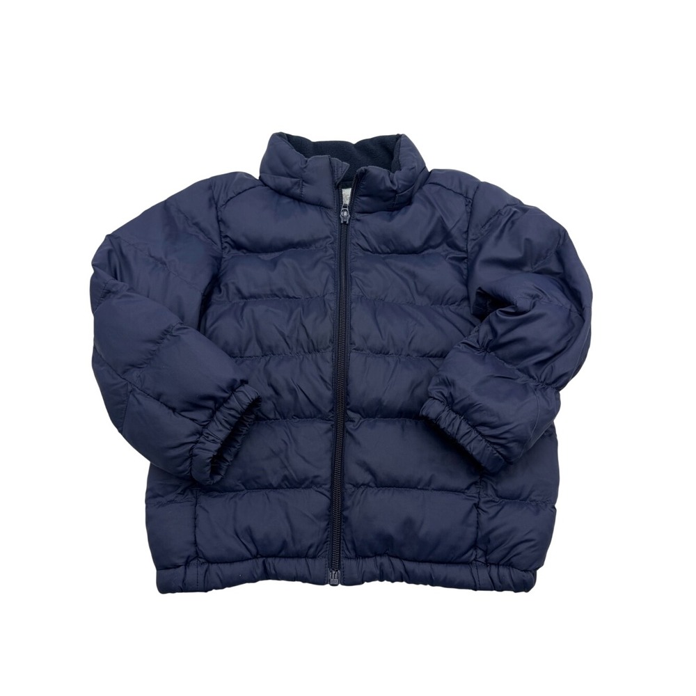 Uniqlo Baby Navy Blue PUFFTECH Washable Parka Jacket Size 3Y